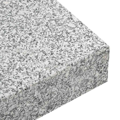 Sonnenschirmständer Grau 45 x 25 x 45 cm Granit, Stahl