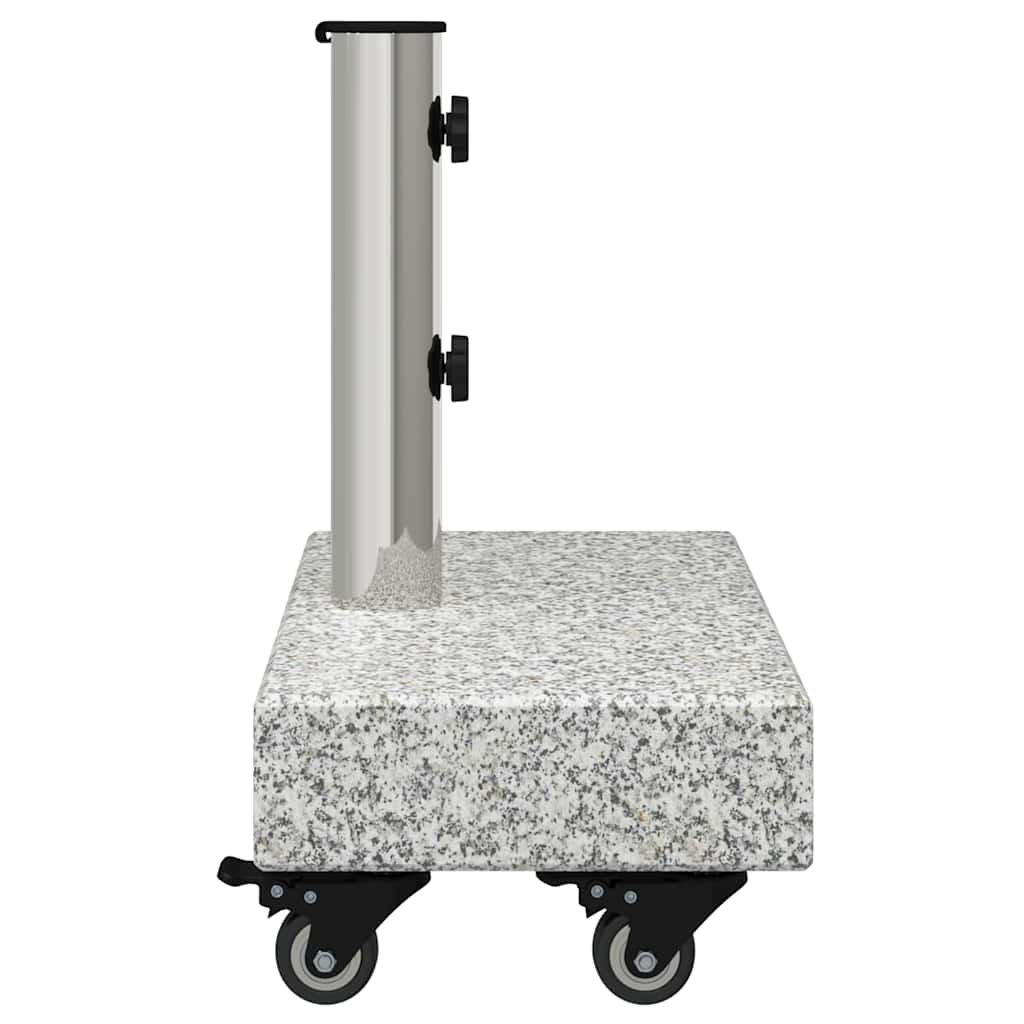 Sonnenschirmständer Grau 45 x 25 x 45 cm Granit, Stahl