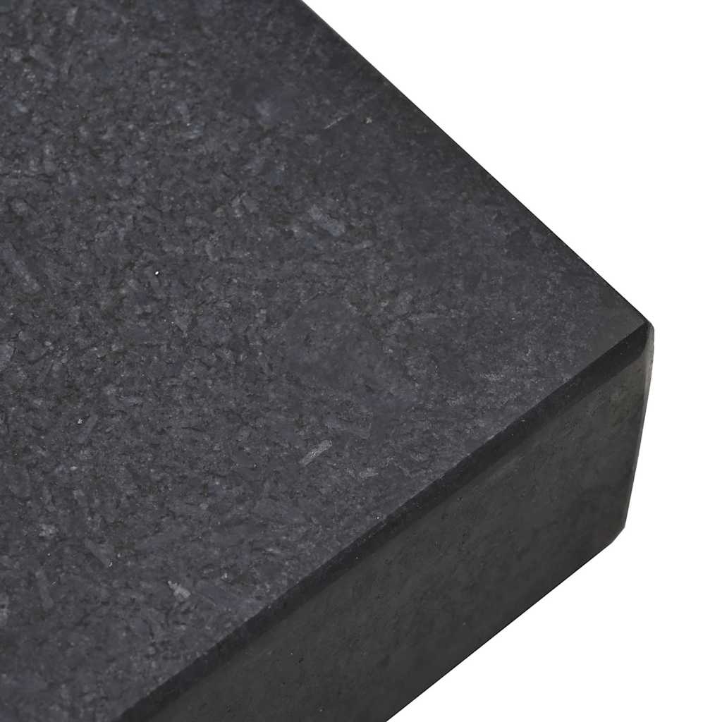 Sonnenschirmständer Schwarz 45 x 25 x 45 cm Granit, Stahl