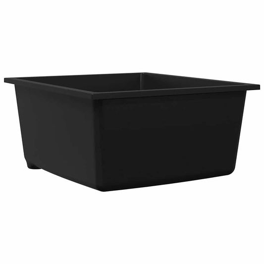 Küchen-Spüle Schwarz 38 x 44 x 20 cm Granit