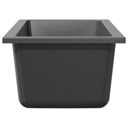 Küchen-Spüle Grau 21 x 44 x 14 cm Granit