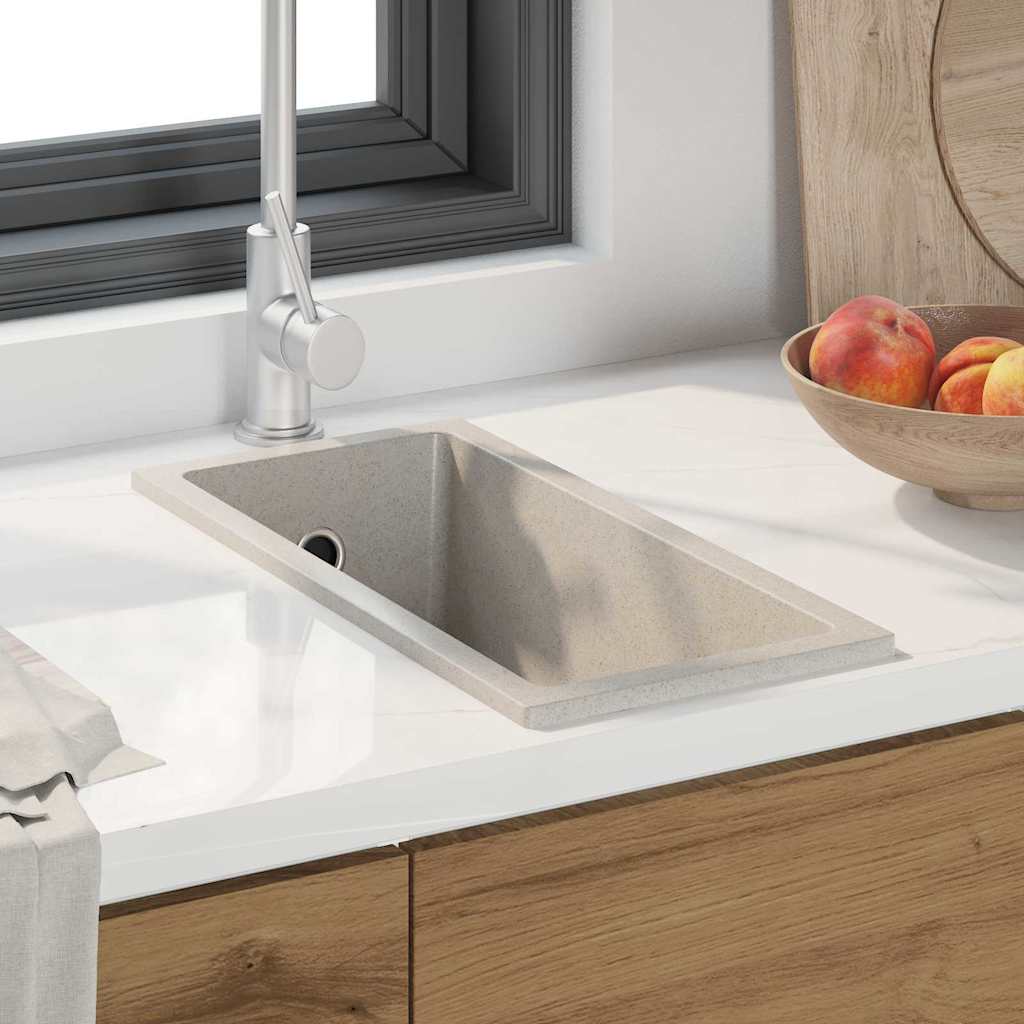Küchen-Spüle Beige 21 x 44 x 14 cm Granit