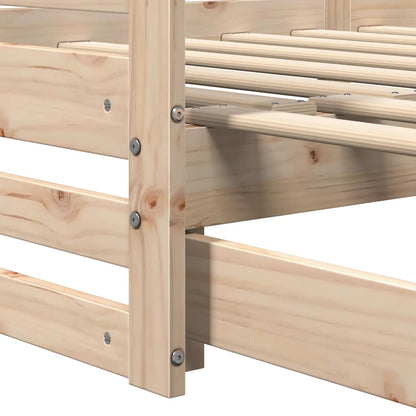 Tagesbett mit Ausziehbett ohne Matratze 80x200 cm