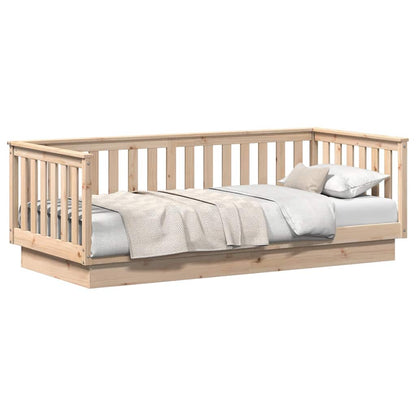 Tagesbett ohne Matratze 90x200 cm Massivholz Kiefer