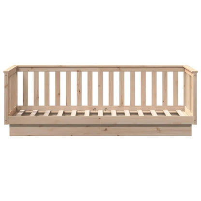 Tagesbett ohne Matratze 90x200 cm Massivholz Kiefer