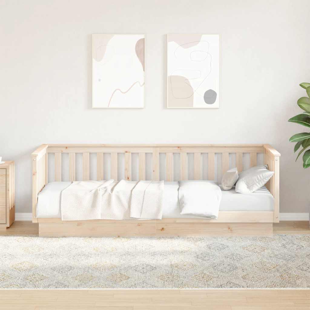 Tagesbett ohne Matratze 90x200 cm Massivholz Kiefer