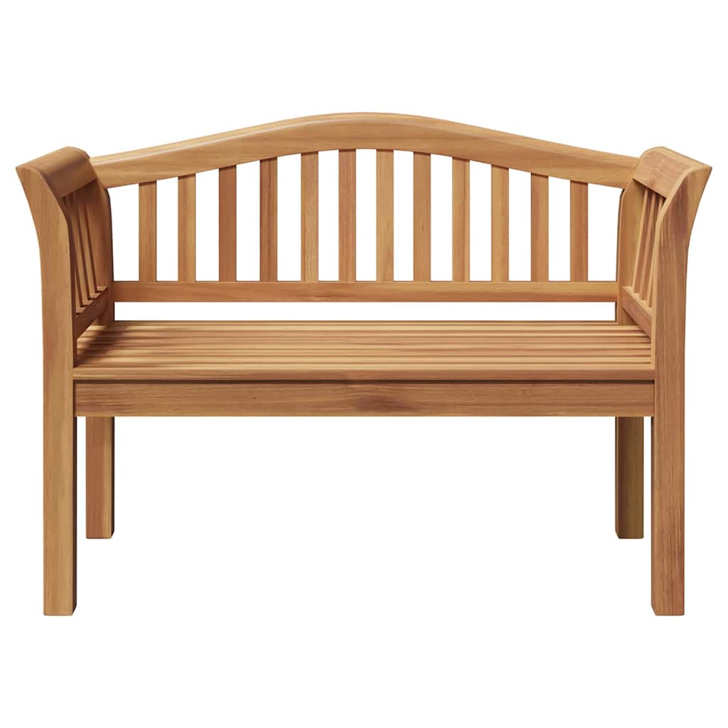 Gartenbank Braun 120 x 53.5 x 85 cm Teak-Massivholz