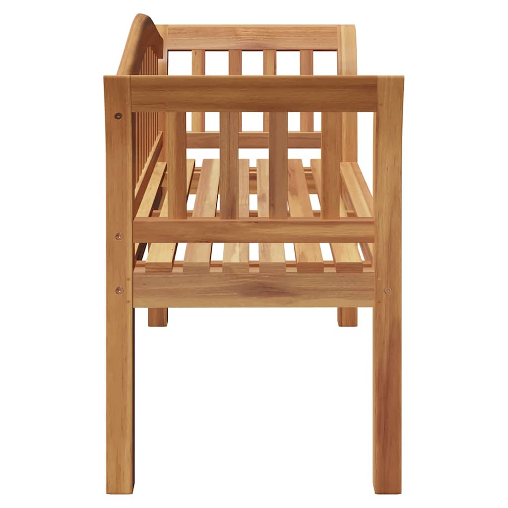 Gartenbank Braun 120 x 53.5 x 85 cm Teak-Massivholz