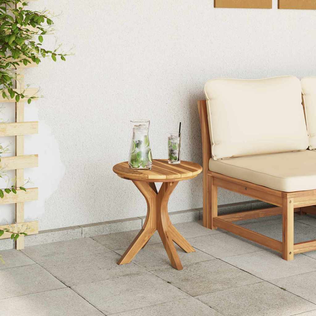 Beistelltisch Braun 40 x 40 x 41 cm Teak-Massivholz