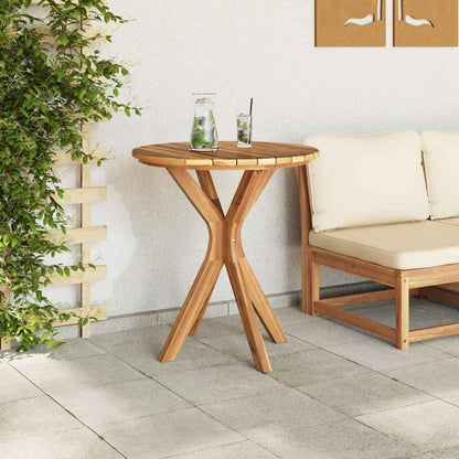 Bistrotisch Braun 70 x 70 x 75 cm Teak-Massivholz