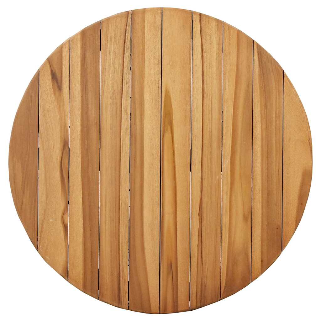 Bistrotisch Braun 70 x 70 x 75 cm Teak-Massivholz
