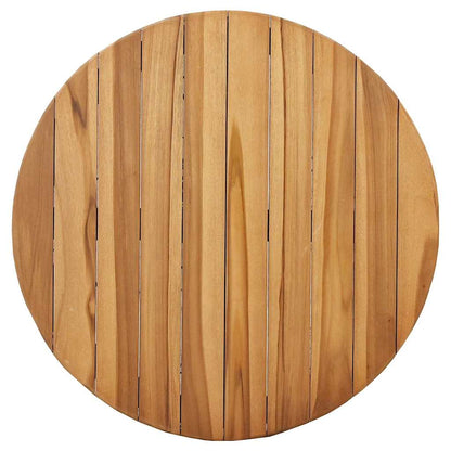 Bistrotisch Braun 70 x 70 x 75 cm Teak-Massivholz