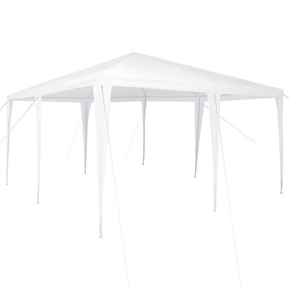 Party-Zelt Weiß 400 x 400 x 266 cm Polyester, Stahl