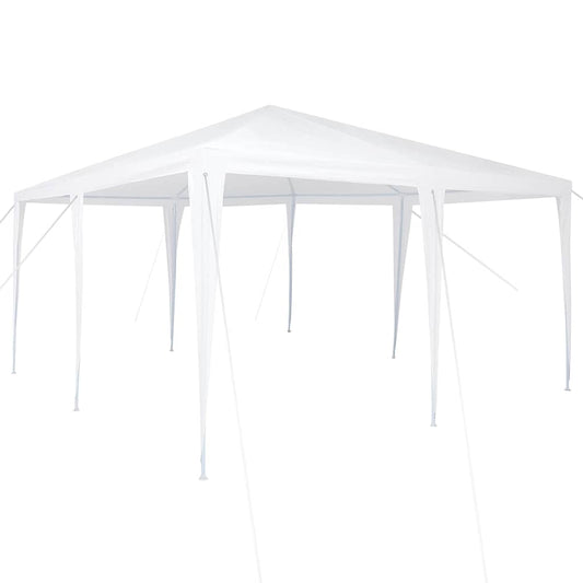 Party-Zelt Weiß 400 x 400 x 266 cm Polyester, Stahl