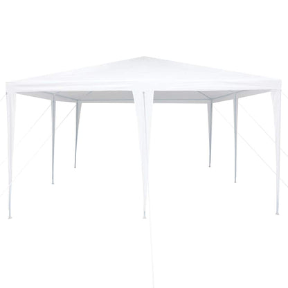 Party-Zelt Weiß 400 x 400 x 266 cm Polyester, Stahl