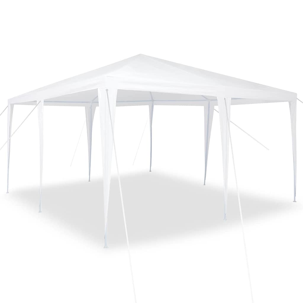 Party-Zelt Weiß 400 x 400 x 266 cm Polyester, Stahl