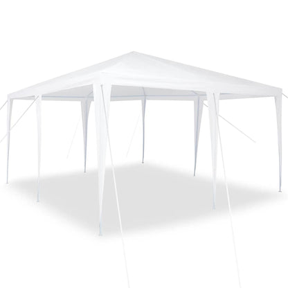 Party-Zelt Weiß 400 x 400 x 266 cm Polyester, Stahl