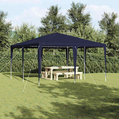 Party-Zelt Blau, Weiß 400 x 400 x 266 cm Polyester, Stahl