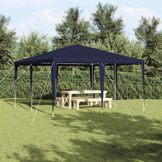 Party-Zelt Blau, Weiß 400 x 400 x 266 cm Polyester, Stahl