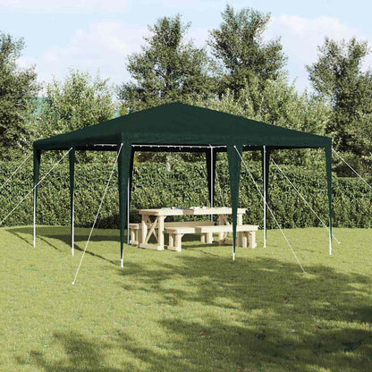 Party-Zelt Grün, Weiß 400 x 400 x 266 cm Polyester, Stahl