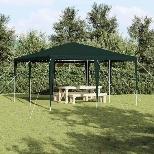 Party-Zelt Grün, Weiß 400 x 400 x 266 cm Polyester, Stahl