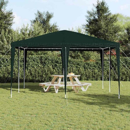 Party-Zelt Grün, Weiß 400 x 400 x 266 cm Polyester, Stahl