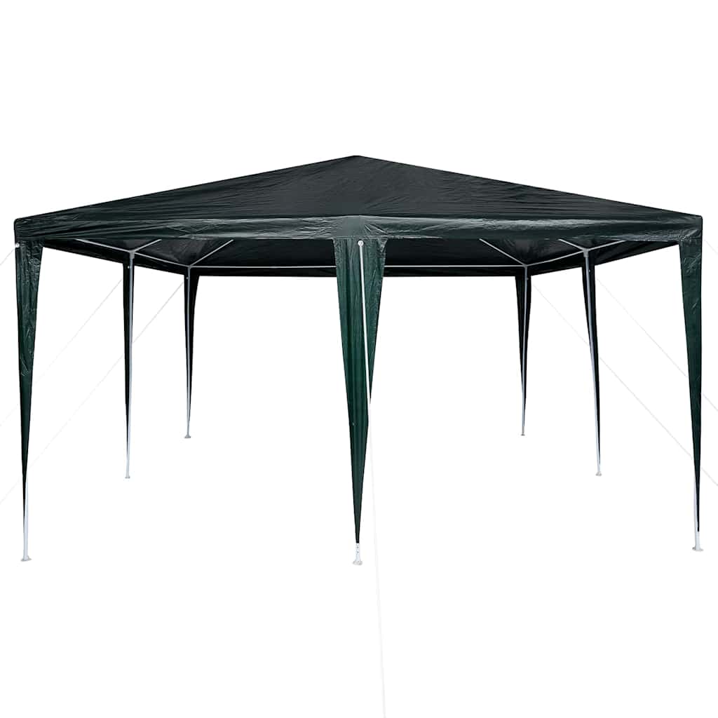Party-Zelt Grün, Weiß 400 x 400 x 266 cm Polyester, Stahl
