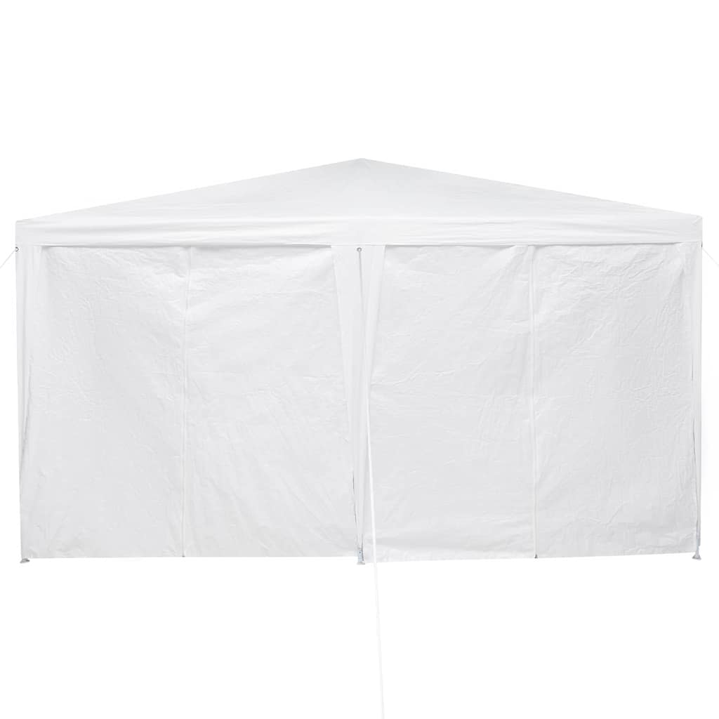 Party-Zelt Weiß 400 x 400 x 266 cm Polyester, Stahl