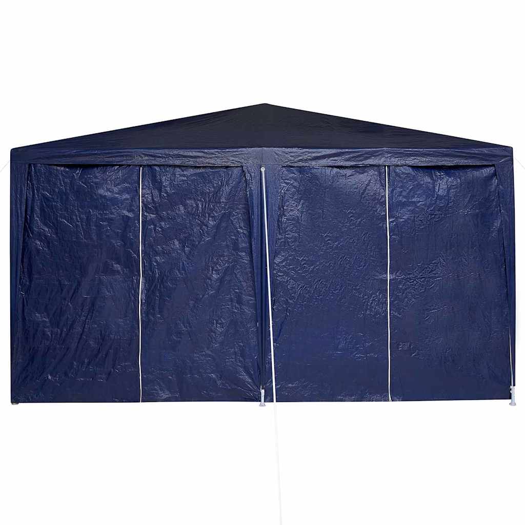 Party-Zelt Blau, Weiß 400 x 400 x 266 cm Polyester, Stahl