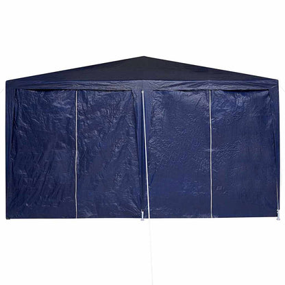 Party-Zelt Blau, Weiß 400 x 400 x 266 cm Polyester, Stahl