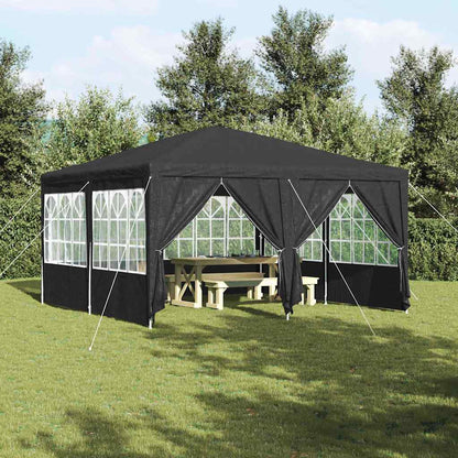Party-Zelt Anthrazit, Weiß 400 x 400 x 266 cm Polyester, Stahl