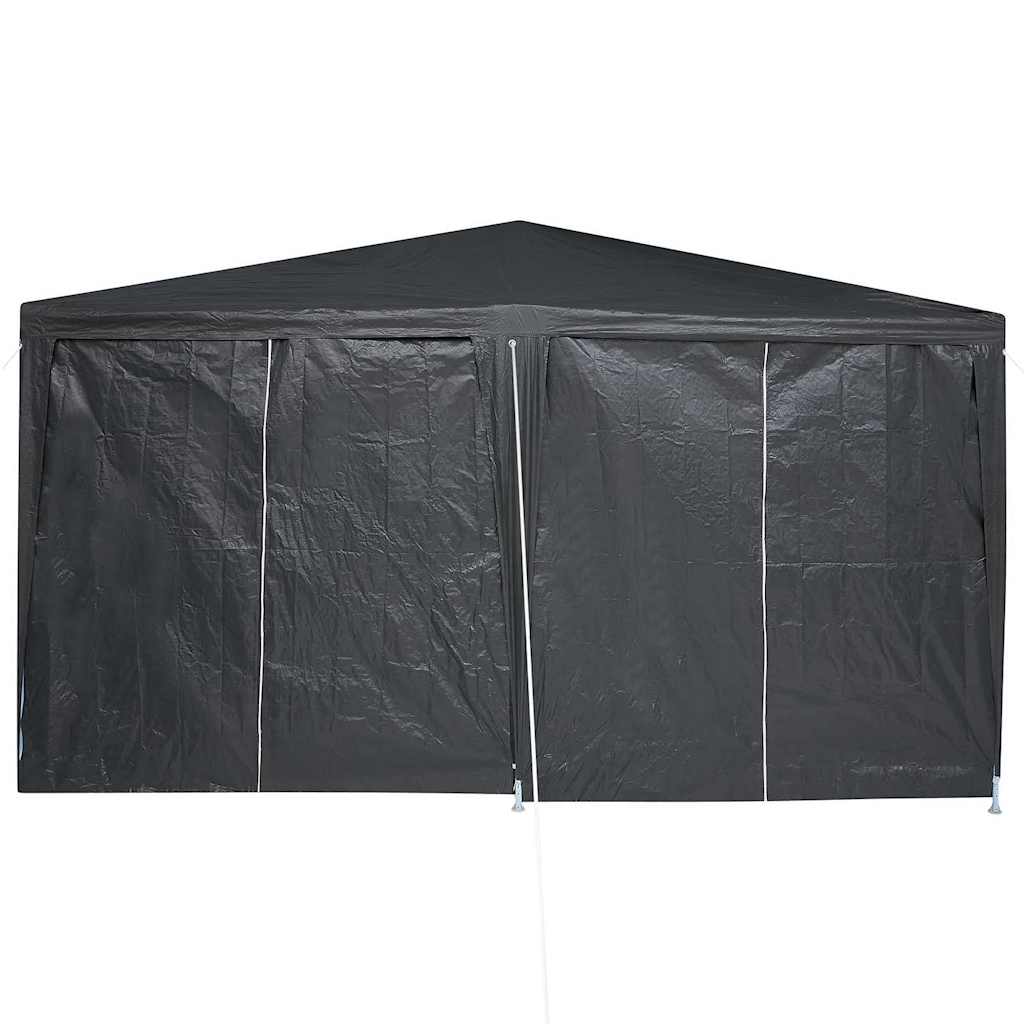 Party-Zelt Anthrazit, Weiß 400 x 400 x 266 cm Polyester, Stahl