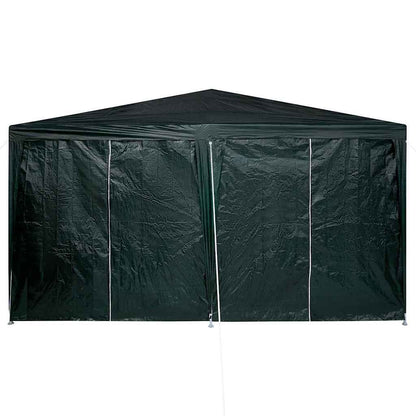 Party-Zelt Grün, Weiß 400 x 400 x 266 cm Polyester, Stahl