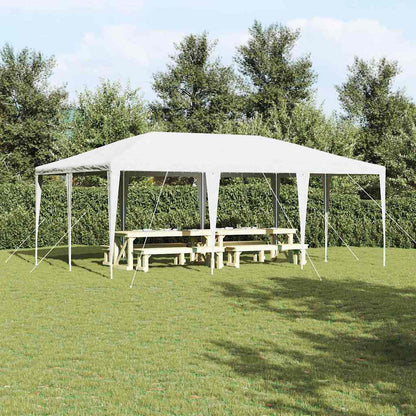 Party-Zelt Weiß 600 x 400 x 266 cm Polyester, Stahl
