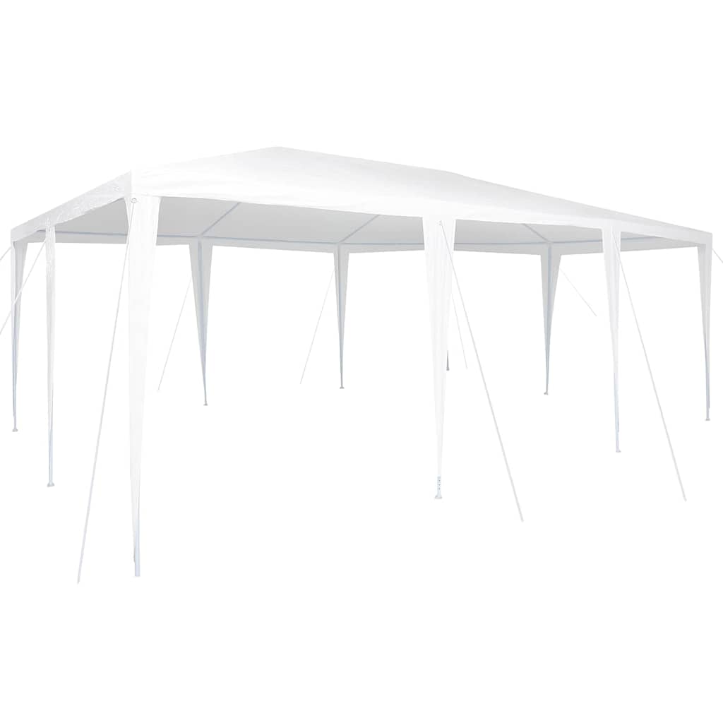 Party-Zelt Weiß 600 x 400 x 266 cm Polyester, Stahl
