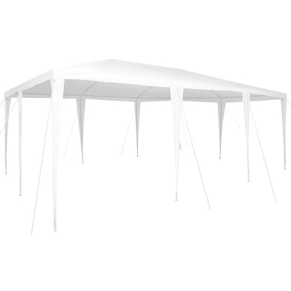 Party-Zelt Weiß 600 x 400 x 266 cm Polyester, Stahl