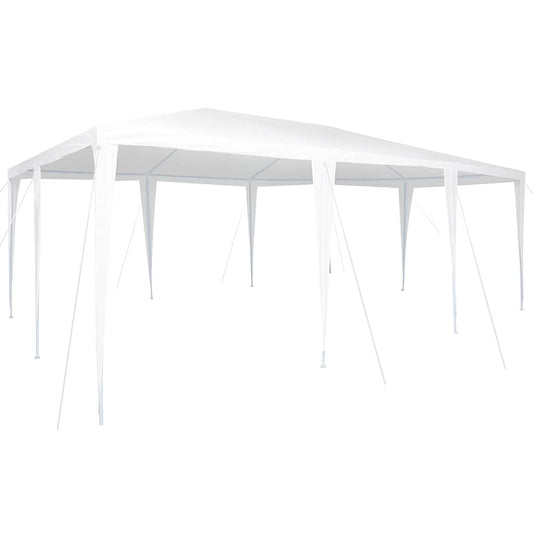 Party-Zelt Weiß 600 x 400 x 266 cm Polyester, Stahl