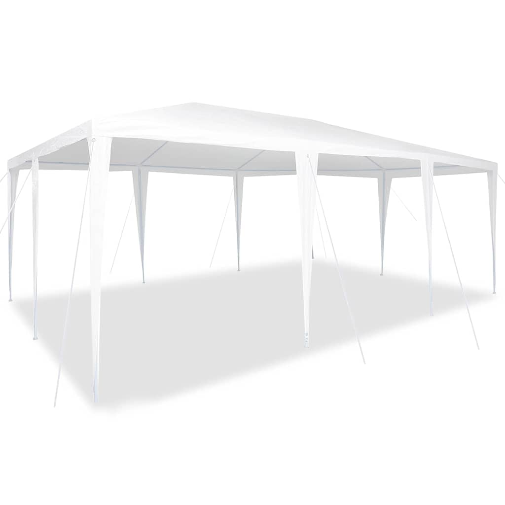 Party-Zelt Weiß 600 x 400 x 266 cm Polyester, Stahl