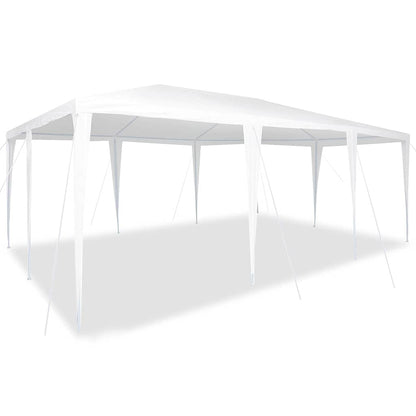 Party-Zelt Weiß 600 x 400 x 266 cm Polyester, Stahl