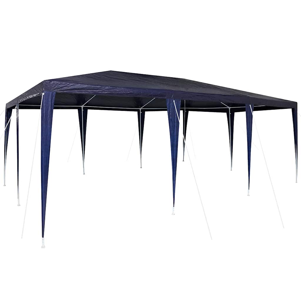 Party-Zelt Blau, Weiß 600 x 400 x 266 cm Polyester, Stahl