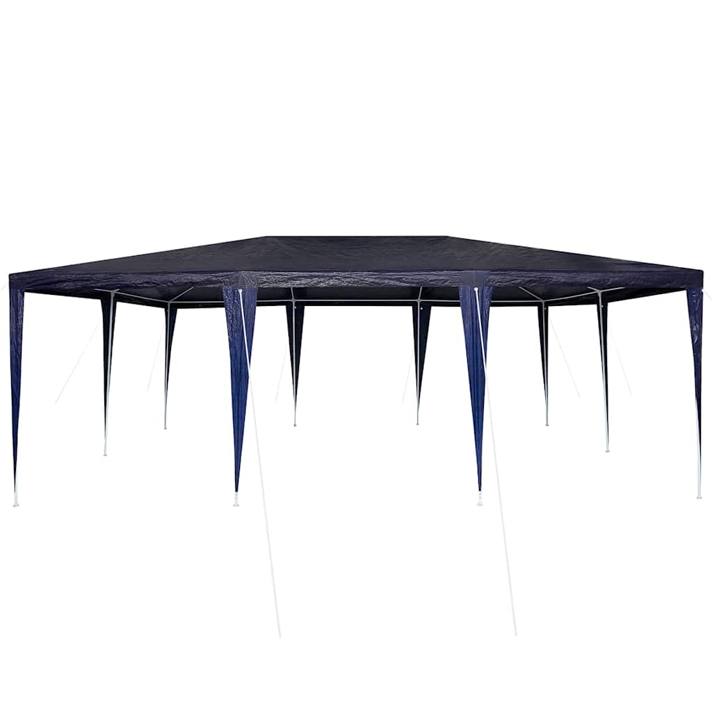 Party-Zelt Blau, Weiß 600 x 400 x 266 cm Polyester, Stahl