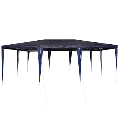 Party-Zelt Blau, Weiß 600 x 400 x 266 cm Polyester, Stahl