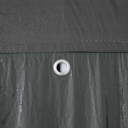 Party-Zelt Anthrazit, Weiß 600 x 400 x 266 cm Polyester, Stahl