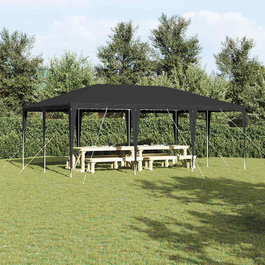 Party-Zelt Anthrazit, Weiß 600 x 400 x 266 cm Polyester, Stahl