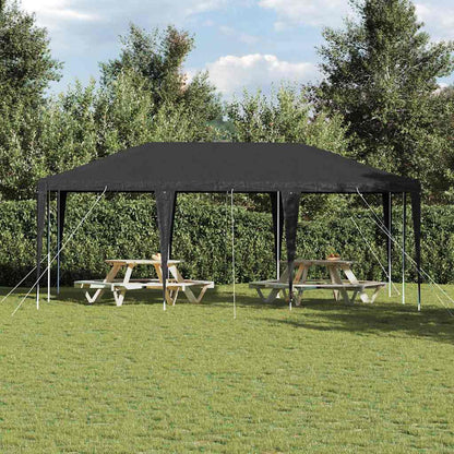 Party-Zelt Anthrazit, Weiß 600 x 400 x 266 cm Polyester, Stahl