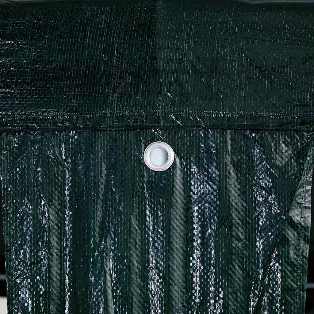 Party-Zelt Grün, Weiß 600 x 400 x 266 cm Polyester, Stahl