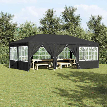Party-Zelt Anthrazit, Weiß 600 x 400 x 266 cm Polyester, Stahl