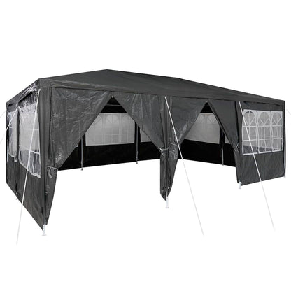 Party-Zelt Anthrazit, Weiß 600 x 400 x 266 cm Polyester, Stahl