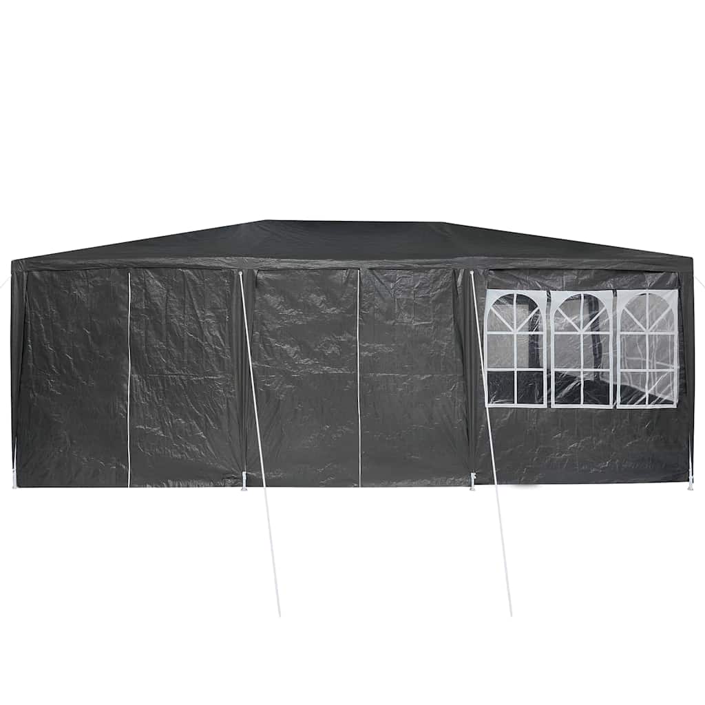Party-Zelt Anthrazit, Weiß 600 x 400 x 266 cm Polyester, Stahl