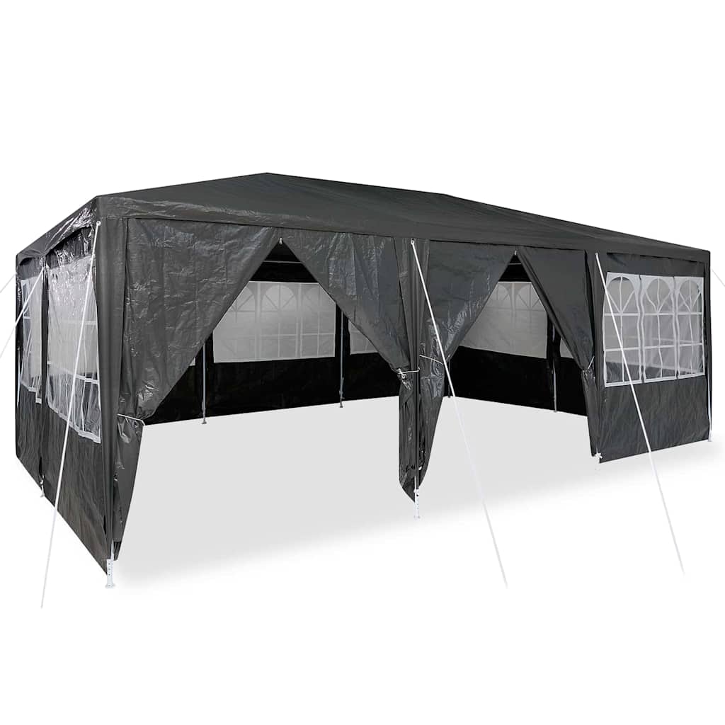 Party-Zelt Anthrazit, Weiß 600 x 400 x 266 cm Polyester, Stahl